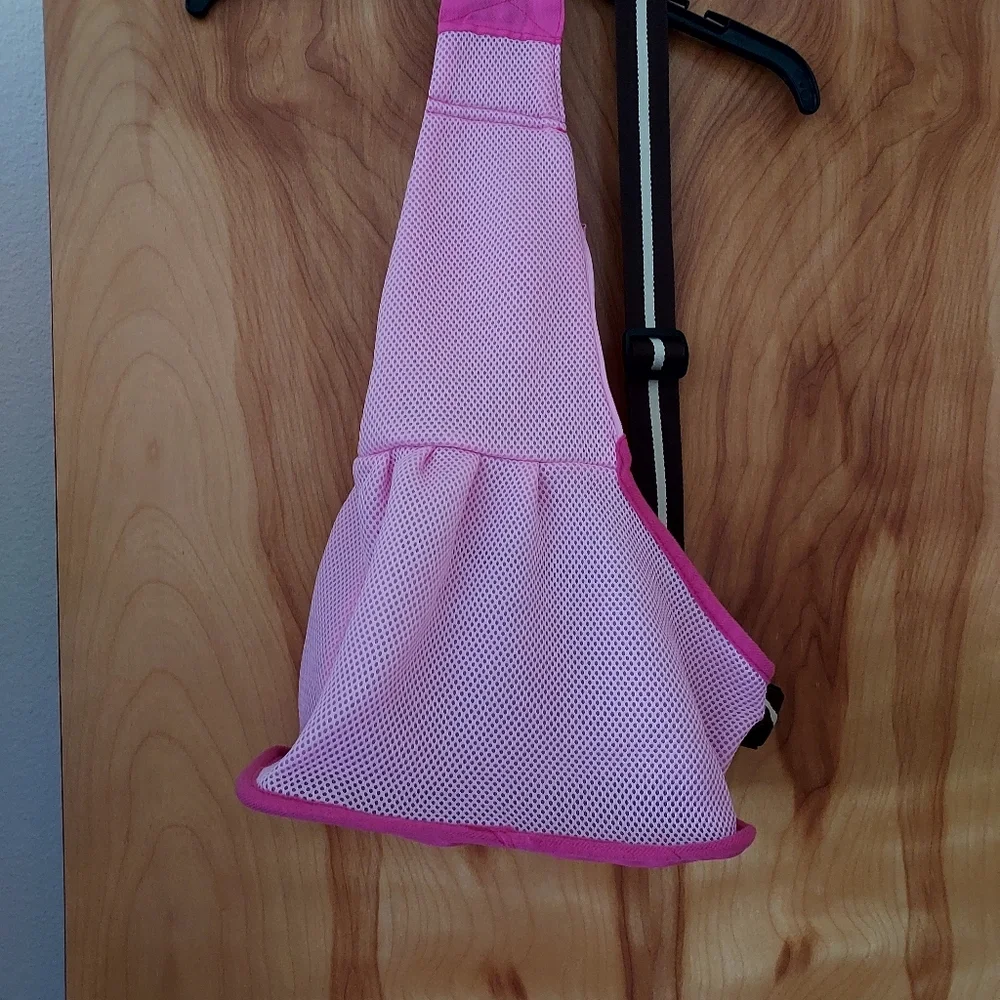 Pink pet carrier